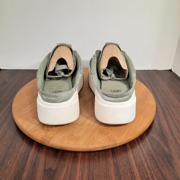 UGG Ez Duzzit Womens Size 6.5 Shoes Shaded Clover Suede Platform Mule Sneakers - Picture 4 of 10